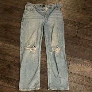 Hollister Distressed Light Blue Women's Jeans